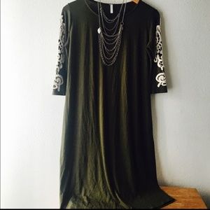 Pinkblush Dark Green Maternity Dress
